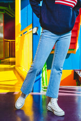 MSB EMBROIDERY DENIM PT