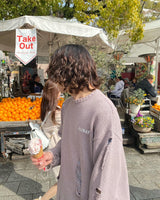 Damege 로고 니트