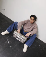 Damege 로고 니트