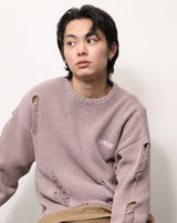 Damege 로고 니트