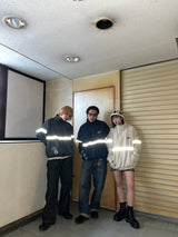 두 얼굴 로고 트랙 자켓