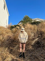 두 얼굴 로고 트랙 자켓