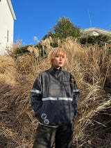 두 얼굴 로고 트랙 자켓