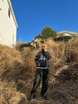 두 얼굴 로고 트랙 자켓