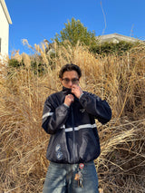 두 얼굴 로고 트랙 자켓