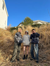 두 얼굴 로고 트랙 자켓