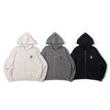 YS zip knit hoodie