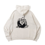 YS zip knit hoodie