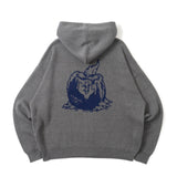 YS zip knit hoodie