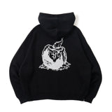 YS zip knit hoodie