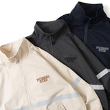 두 얼굴 로고 트랙 자켓