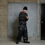 FAUX LEATHER WIDE M47 Pants