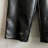 FAUX LEATHER WIDE M47 Pants