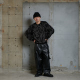 FAUX LEATHER WIDE M47 Pants