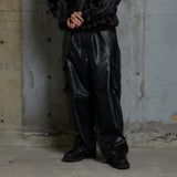 FAUX LEATHER WIDE M47 Pants