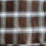 ombre檢查拉鍊鬆散的襯衫