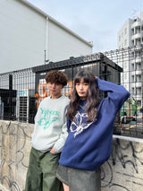 YS蝴蝶徽標船員頸編織