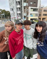 YS蝴蝶徽標船員頸編織