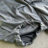 格子寬雪迷彩褲