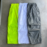 格子寬雪迷彩褲