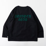 非領撕裂拉鍊襯衫