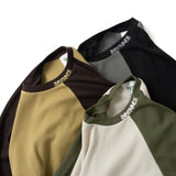 Waffle raglan long tee