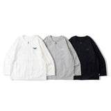 非領撕裂拉鍊襯衫