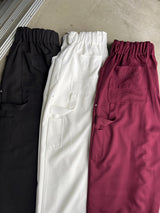 봄 이중 무릎 슬랙