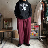 봄 이중 무릎 슬랙