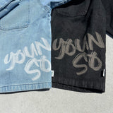 Big logo Denim Pants