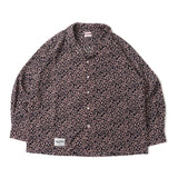 Leopard Open Collar Shirt