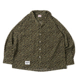 Leopard Open Collar Shirt