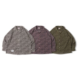 Leopard Open Collar Shirt