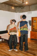 landscape pattern knit vast