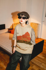 landscape pattern knit vast