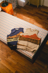 landscape pattern knit vast