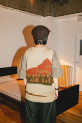 landscape pattern knit vast