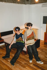 landscape pattern knit vast