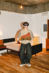 landscape pattern knit vast