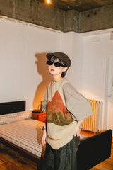 landscape pattern knit vast