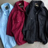 針跡鬆散的寬襯衫