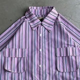 군사 여름 줄무늬 셔츠