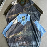 Ballsy Landscape 폴로 셔츠