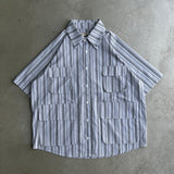 군사 여름 줄무늬 셔츠