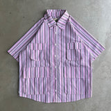 군사 여름 줄무늬 셔츠