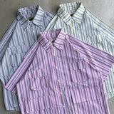 군사 여름 줄무늬 셔츠