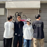 YS henley neck long tee