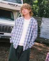 Cutoff Ombre CHECK SHIRT
