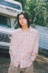 Cutoff Ombre CHECK SHIRT