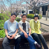 yz zip 니트 셔츠